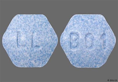 light blue hexagon pills